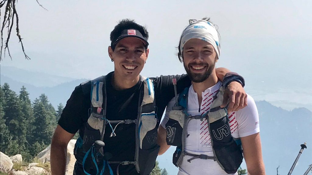 Nicolas Guayasamin et son partenaire de course Xavier Perreault - Photo : courtoisie