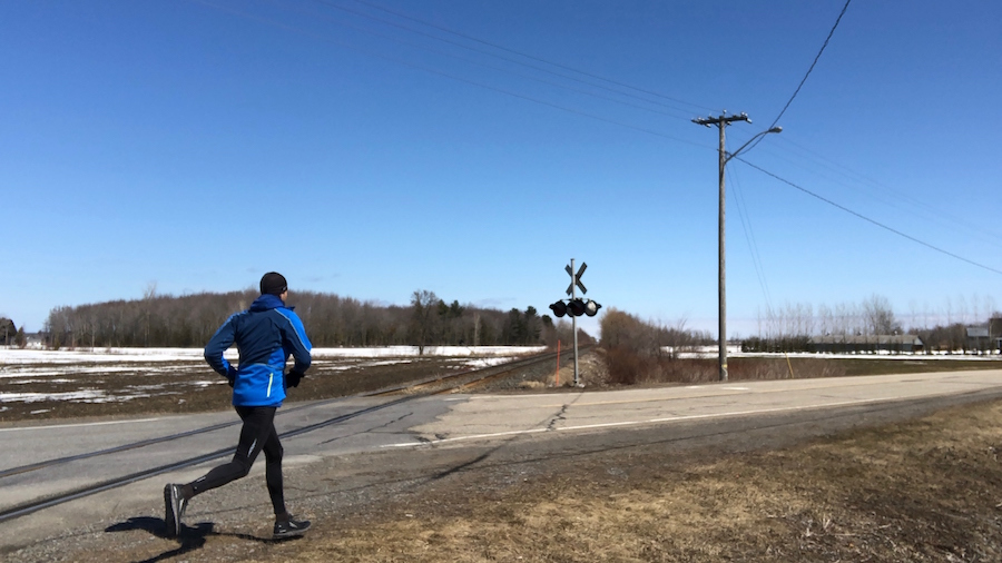 runner countryside