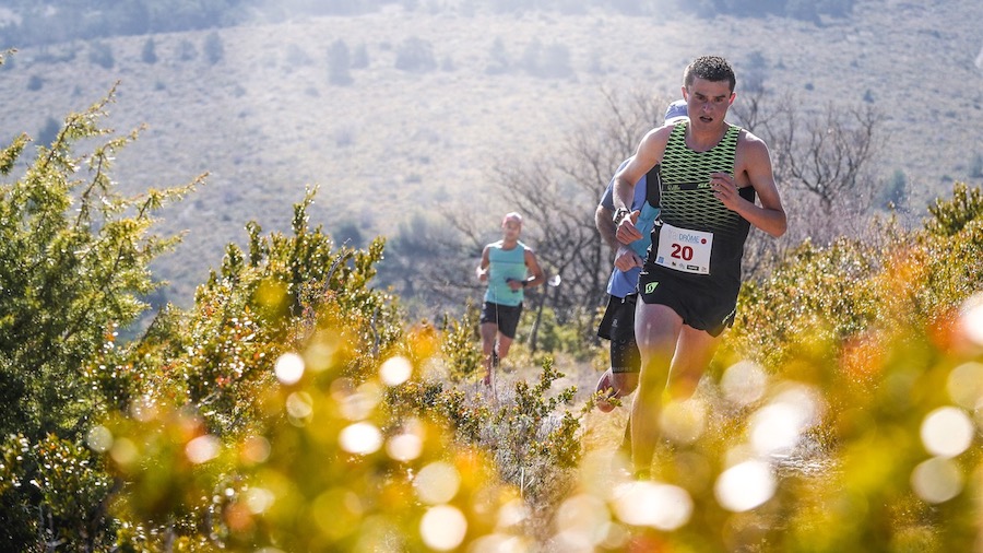 Alexandre Fine a remporté le 23 km du Trail Drome (1250 m D+) en 2018 - Photo : Cyrille Quintard