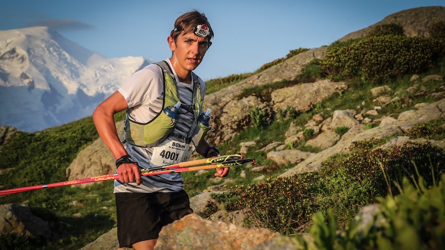 Xavier Thévenard est un redoutable coureur sur les sentiers autour du Mont-Blanc