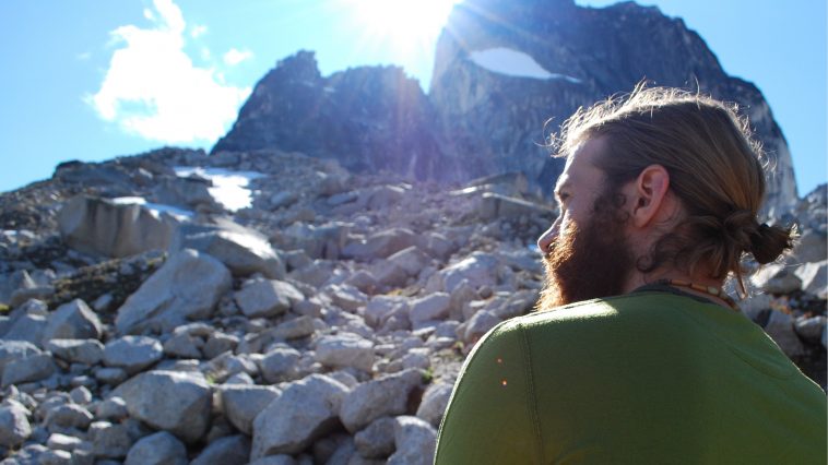 Coureur en montagne