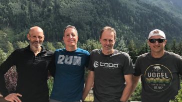 Richard Turgeon, Éric Deshaies, Benoit Létourneau et Guy Doiron