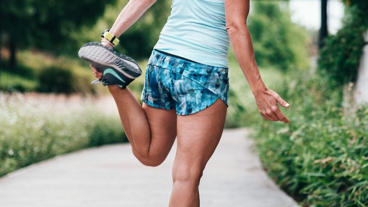 stretching runner