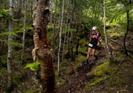 coureuse dans le bois